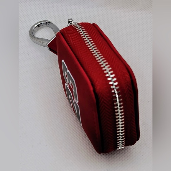 Red iPod Holder with Keychain Clip | Sports #23 Mini Case - Picture 2 of 4